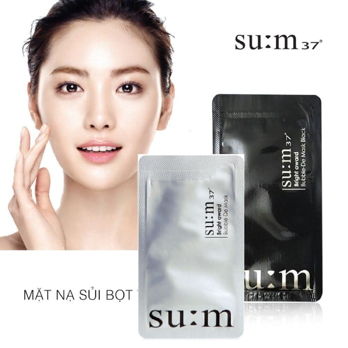 Mặt Nạ Sủi Bọt Thải Độc Su:m 37 Bright Award Bubble-De Mask