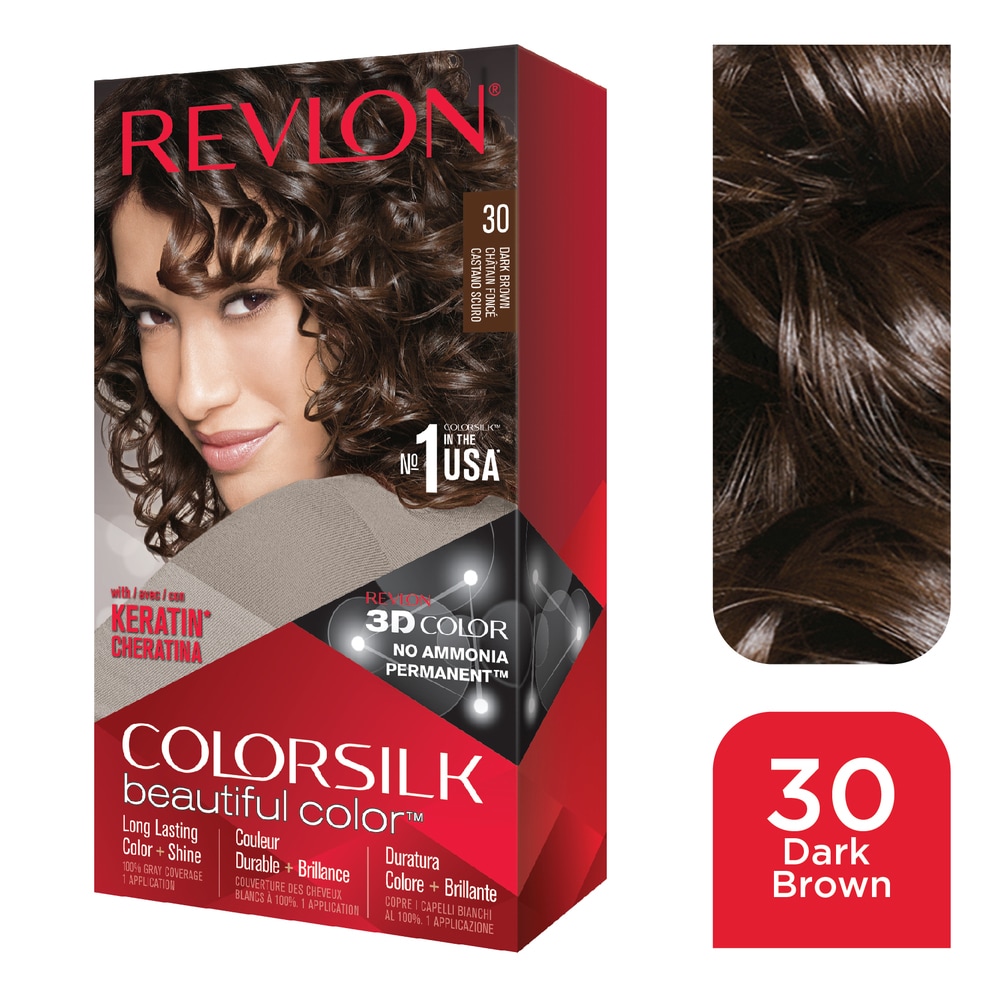 Thuốc Nhuộm Tóc Revlon Colorsilk 30 - Nâu sẫm