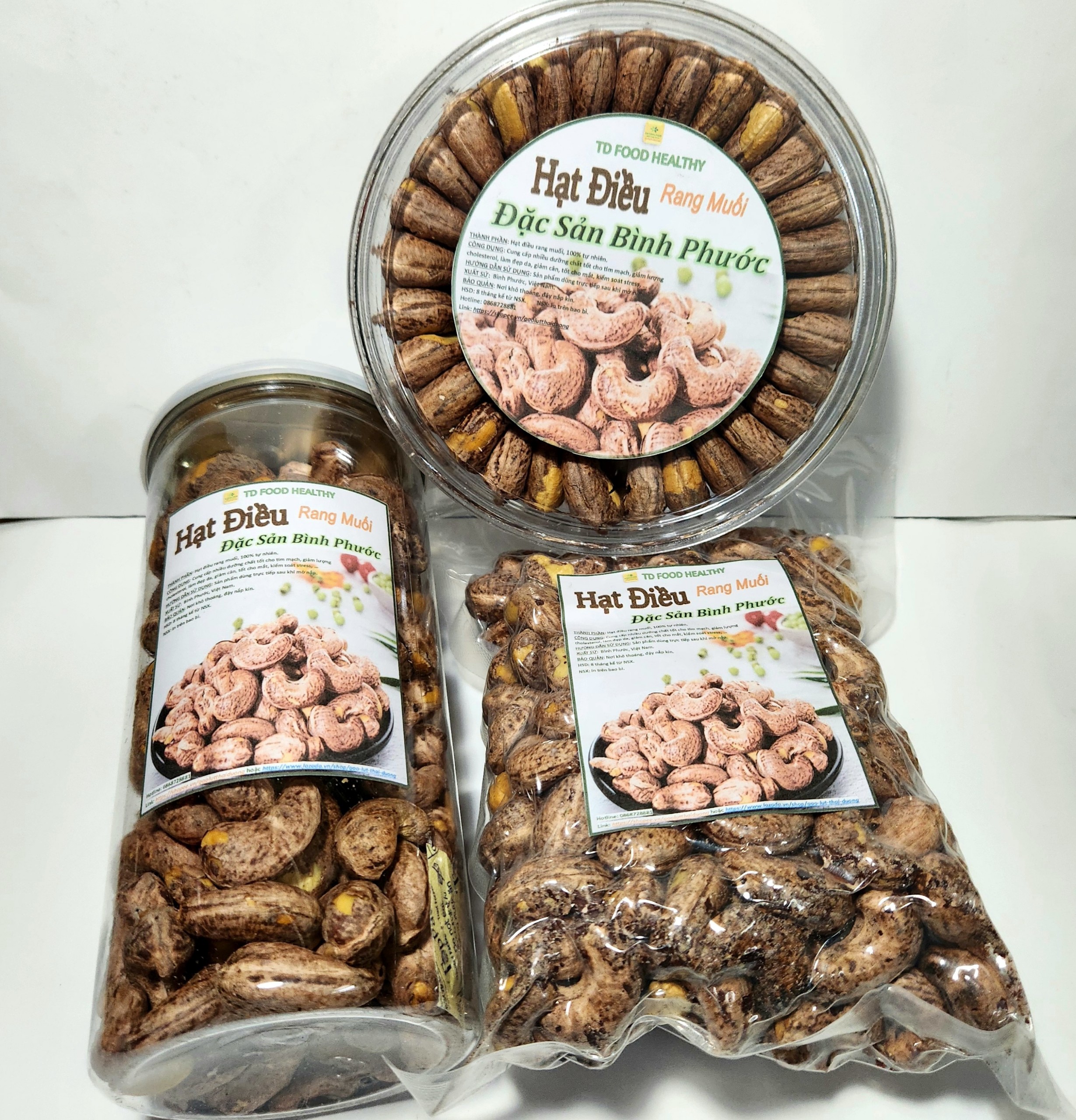500gram hạt điều rang muối nguyên lụa đặc sản bình phước