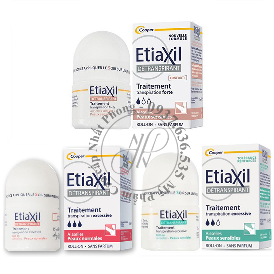Lăn khử mùi và ngăn mồ hôi hiệu quả Etiaxil 15ml