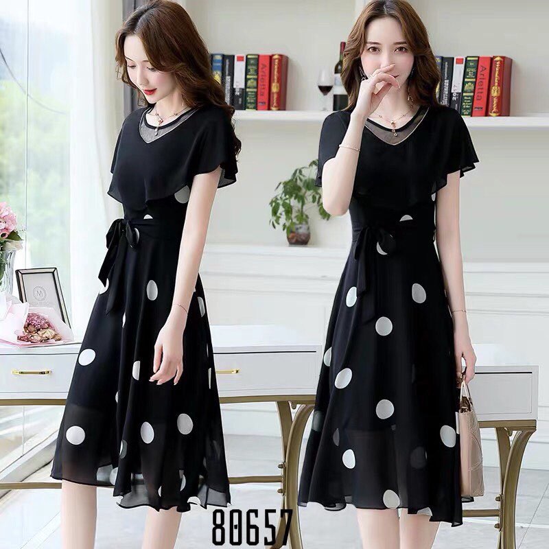 [HCM]ĐẦM XÒE LỤA BI KÈM ÁO CHOÀNG SIÊU XINH-KIỂU DÁNG THỜI TRANG PHÙ HỢP MỌI LỨA TUỔI
