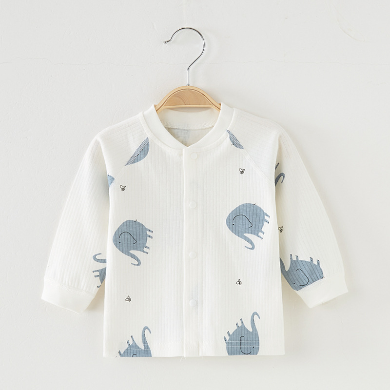 DXCVXcod  Áo Mùa Thu Cho Bé Sơ Sinh Áo Cardigan 100 Cotton Mùa Thu Áo Sơ Sinh Áo Lót Cho Bé Mùa Xuân Và Mùa Thu Áo Lót Bó Sát Một Chiếc  fashionFSDFS