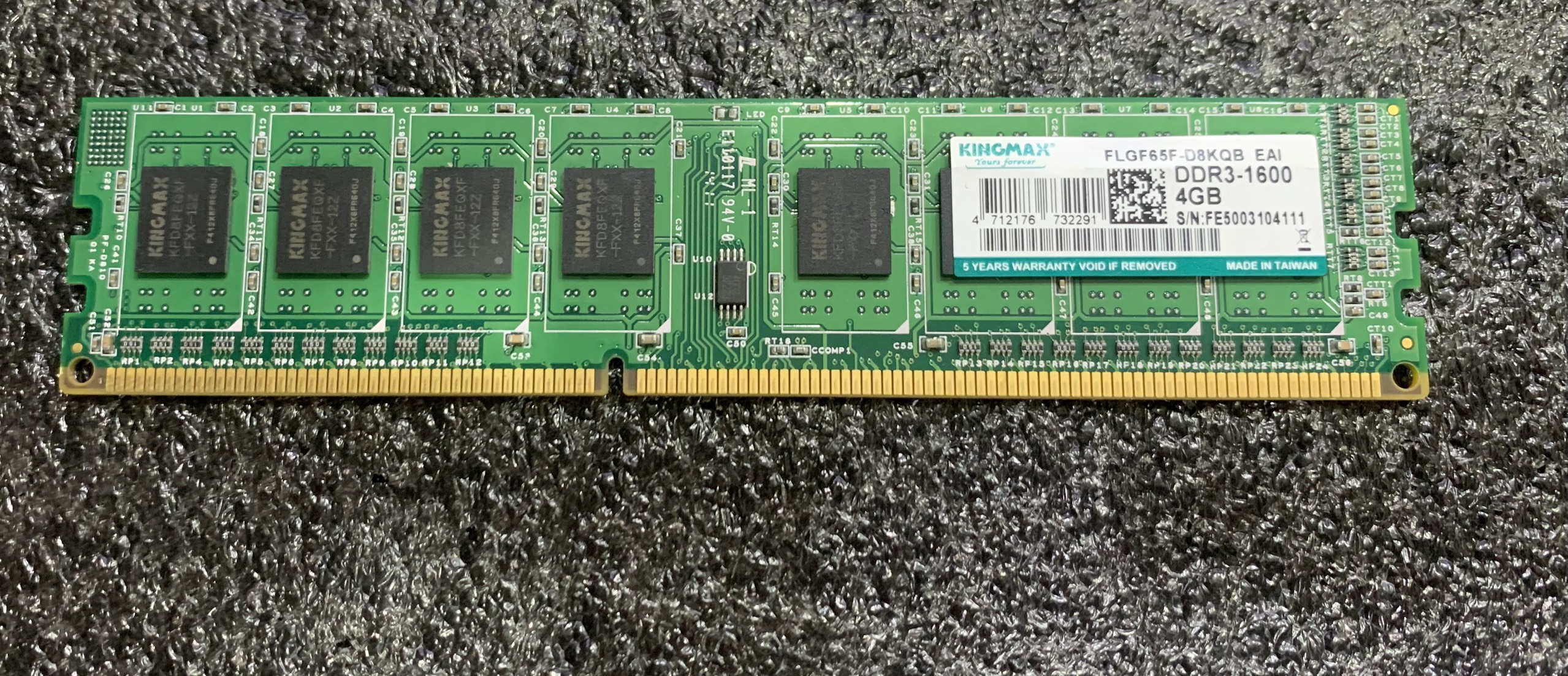 Ram kingmax 4g ddr3 bus 1600