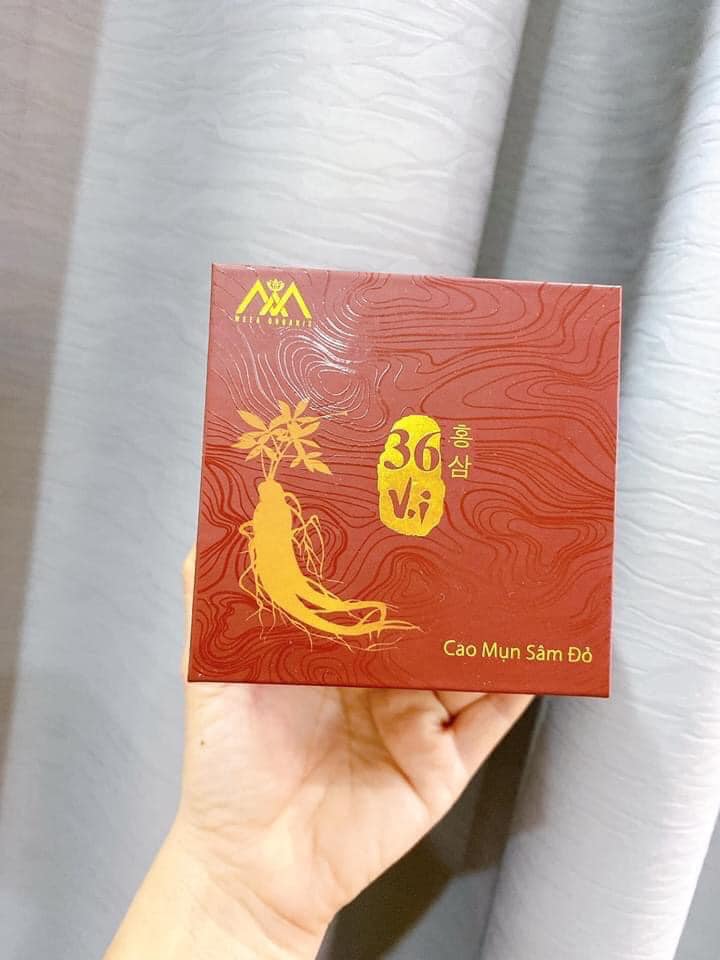 Cao mụn sâm đỏ chính hãng meea oranic