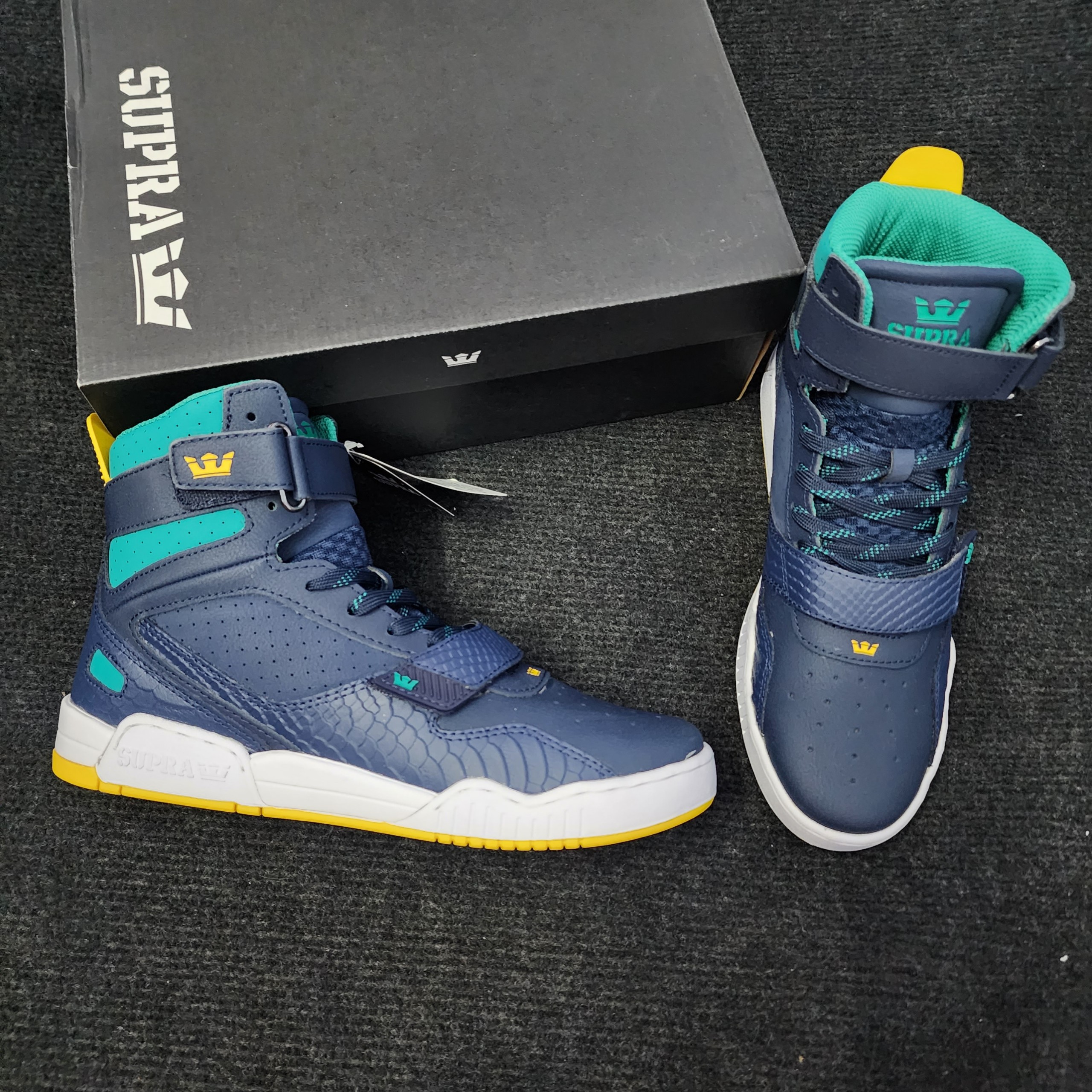 Giày Supra Breaker nam xanh lam Navy