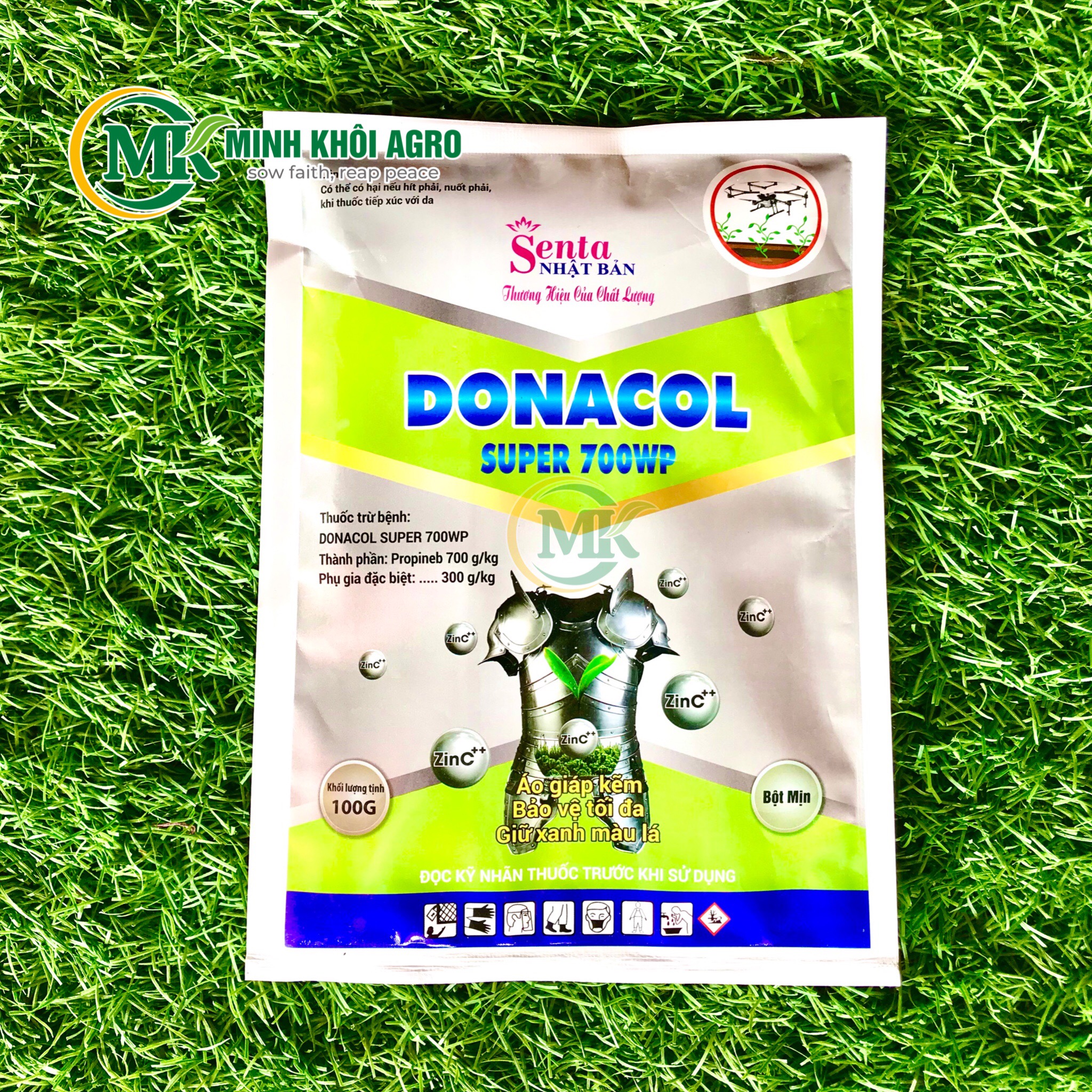 Thuốc trừ bệnh donacol super 700wp | phòng trừ thán thư, mốc sương, sương mai, đốm lá...