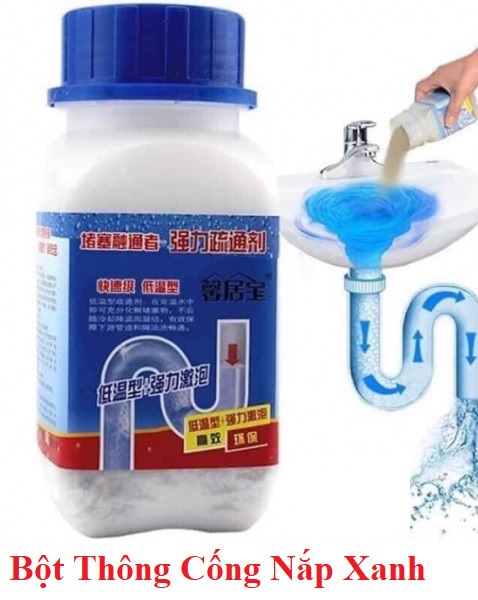 (HCM) Bột Thông Cống Thông Tắc Bồn Cầu Bồn Rửa Bát Hiệu Quả Nhanh - Bột Thông Tắc Nghẹt Công Nghệ Sinh Học Cực Mạnh Không Hại Ống
