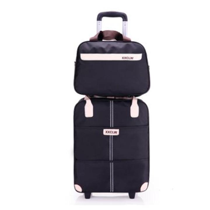 Vali kéo, thiết kế đơn giản hiện đại, vải bố cao cấp, hàng nhập khẩu, tặng kèm túi xách cầm tay