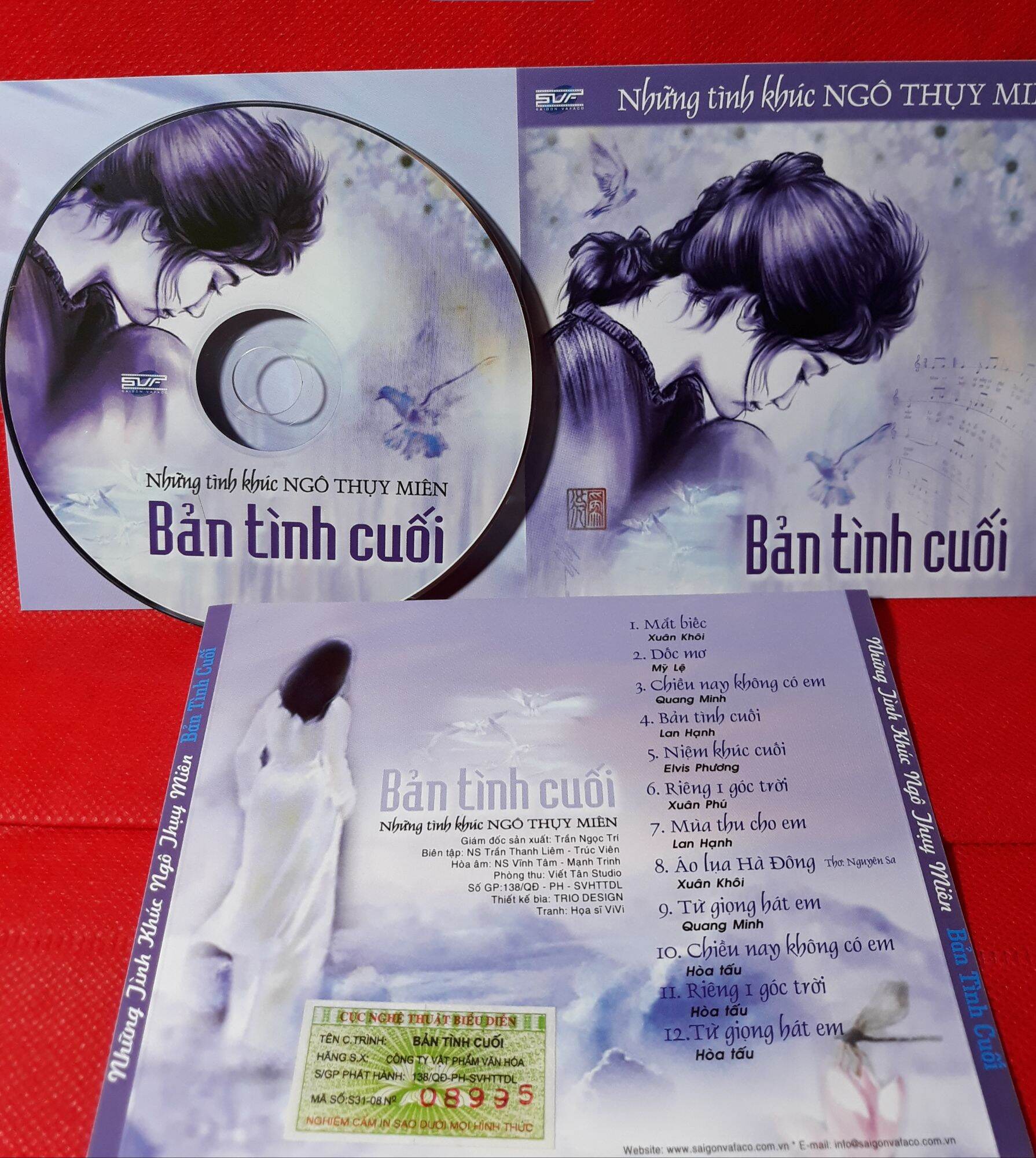 Cd nhạc 10 tình khúc ngô thụy miên - bản tình cuối