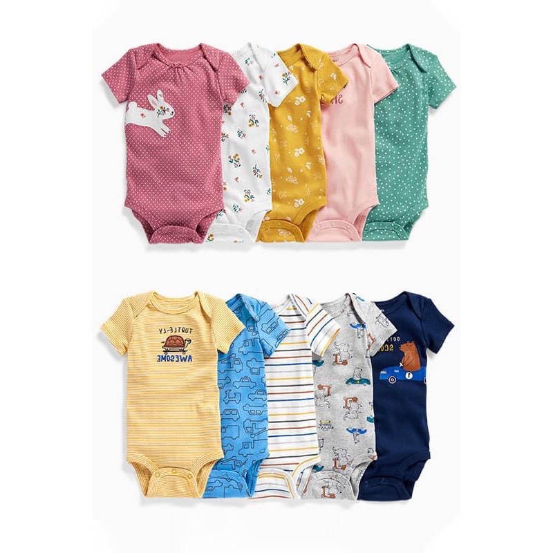 Body chip xuất dư ngắn cho bé sơ sinh chất liệu cotton thoáng mát (0-14kg)