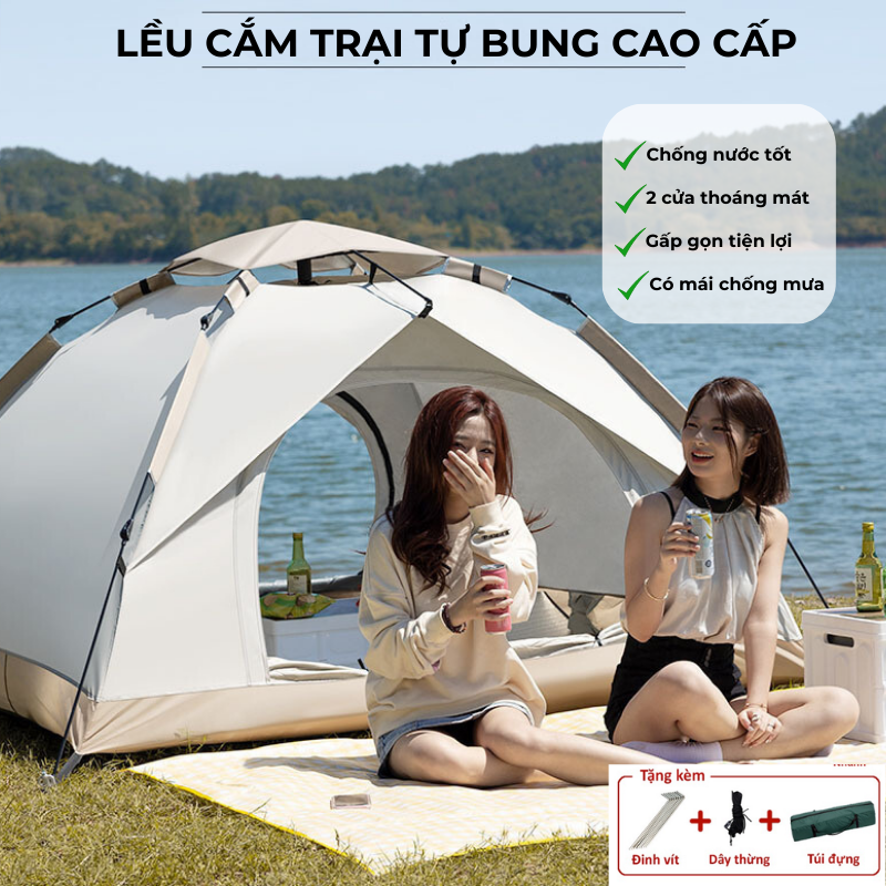Lều Cắm Trại, Dã Ngoại Tự Bung Dành Cho 2