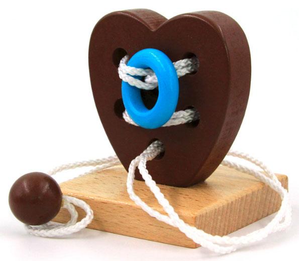 Giải đố gỗ Wood puzzle - IQ teaser