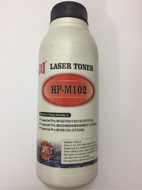 Combo 3 chai mực đổ máy in laser hp pro m102a