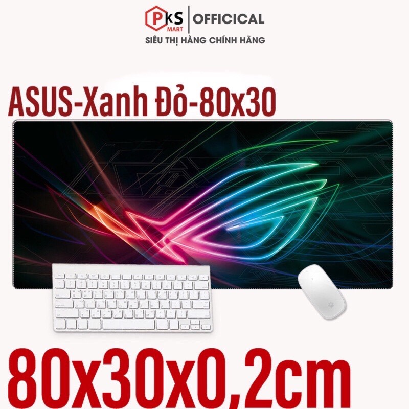 Lót chuột cỡ lớn, pad chuột 800 * 300 * 2mm in 3D đa dạng hình, may viền chắc chắn, được chọn hình - PKSMART - PHỤ KIỆN SỐ 9999