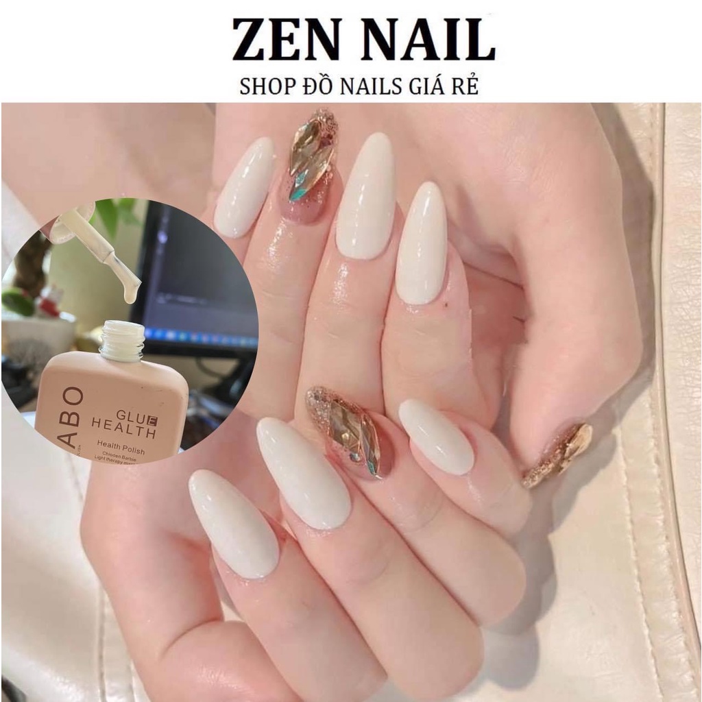 Nước sơn gel móng tay đen, trắng , sơn gel đen trắng nước gạo Habo