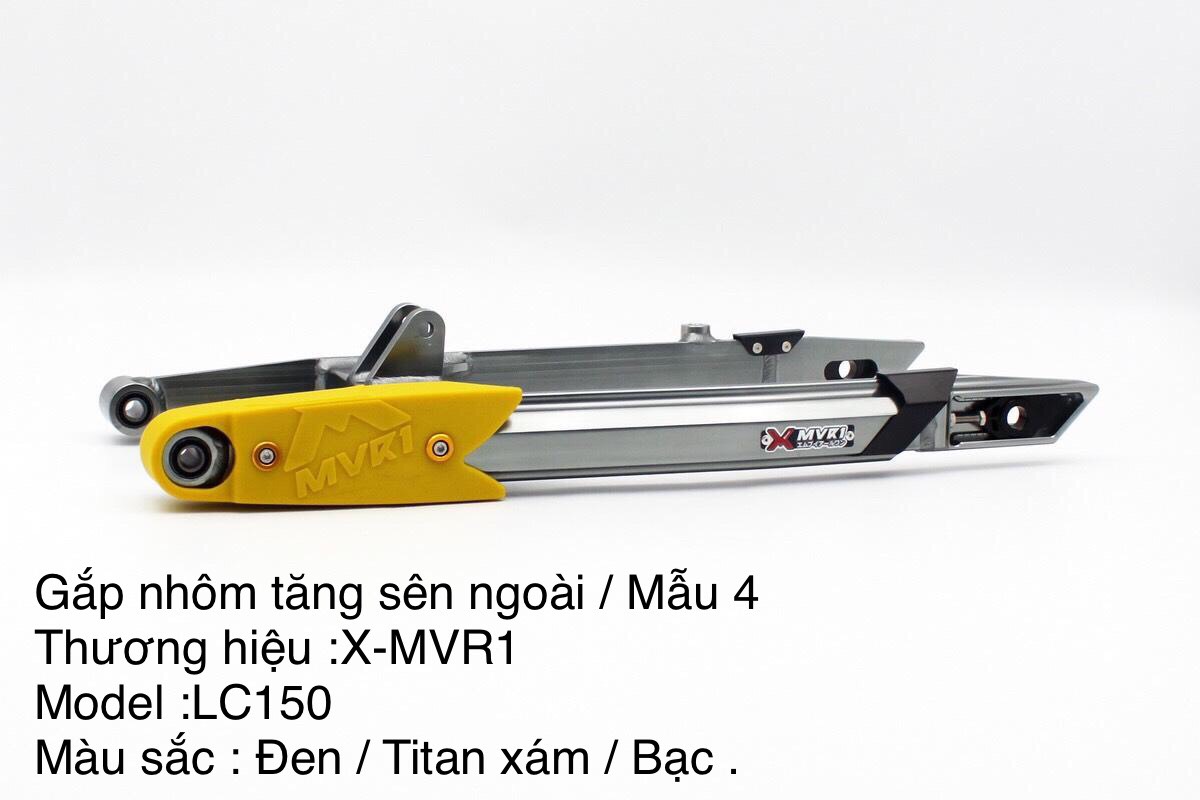 GẮP (CÀNG SAU) XMVR1 - MẪU 4 - TĂNG SÊN NGOÀI CHO EXCITER 150