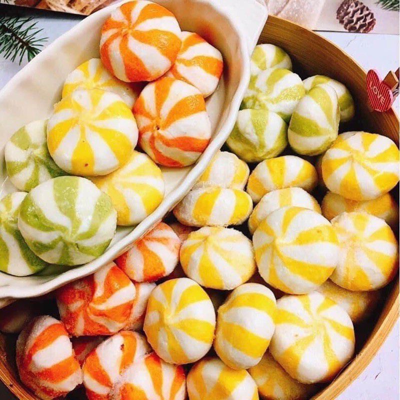 Bánh Bao Nhân Trứng Cá Phú Mark - 500g có 3 loại nhân (Thả Lẩu & Chiên)