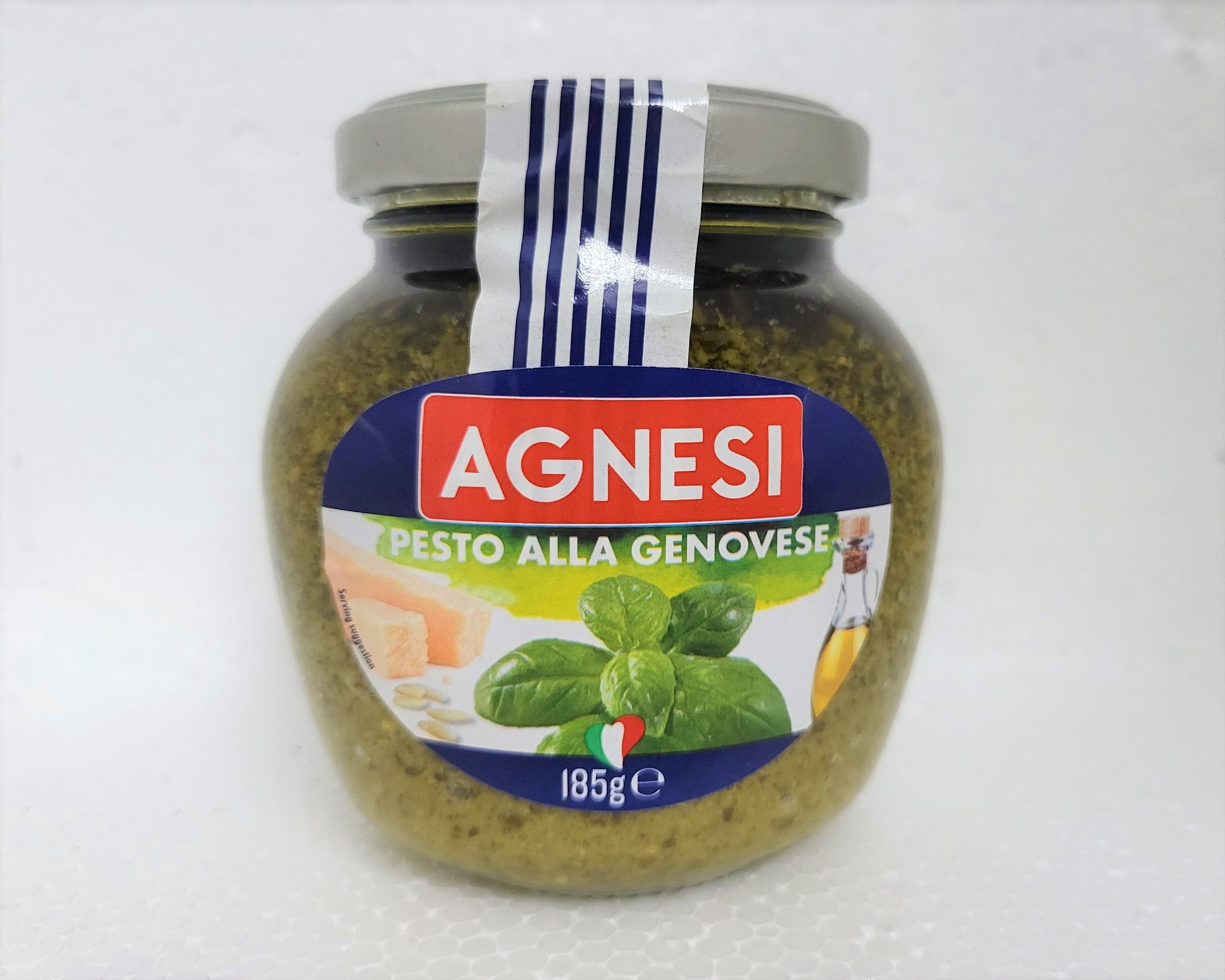 [Lọ 185g] XỐT LÁ HÙNG QUẾ [Italia] AGNESI Pesto Alla Genovese