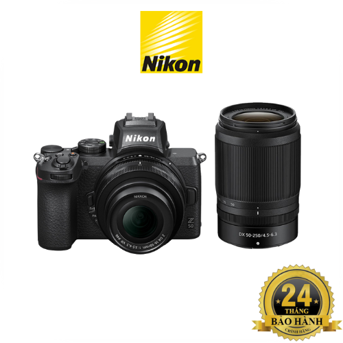 Máy ảnh Nikon Z50 kit Z DX 16-50mm f/3.5-6.3 VR + Z DX 50-250mm f/4.5-6.3 VR