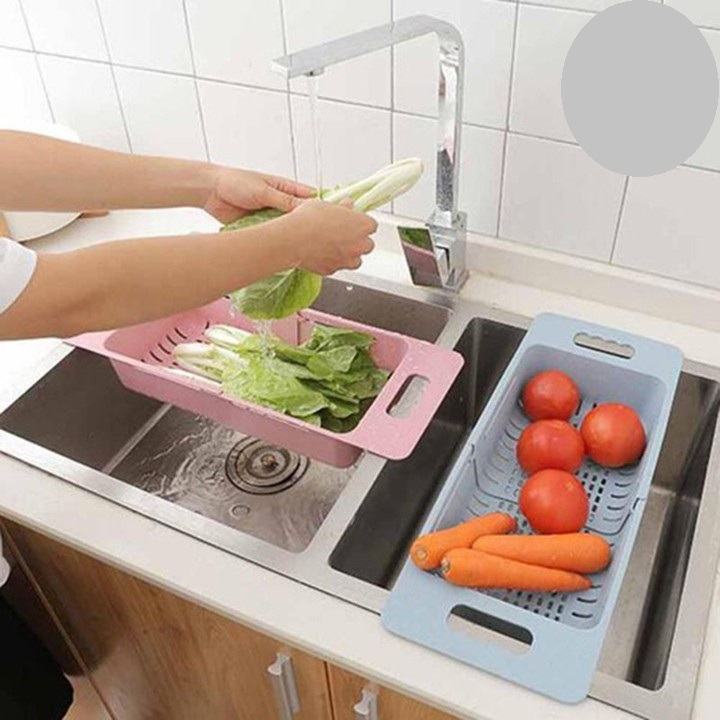 Rổ gác bồn rửa chén xếp gọn đa năng loại lớn chính hãng việt nhật
