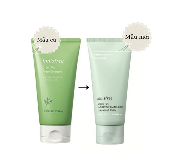 Sữa Rửa Mặt Innisfree Trà Xanh - Innisfree Green Tea Cleansing Foam 150ml