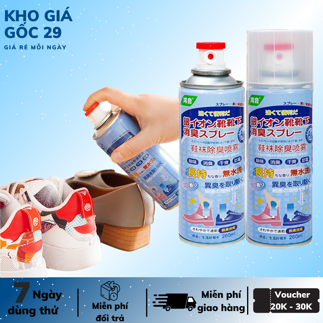 Khử mùi hôi giày tuyệt đối, chống hôi chân chống mốc hiệu quả