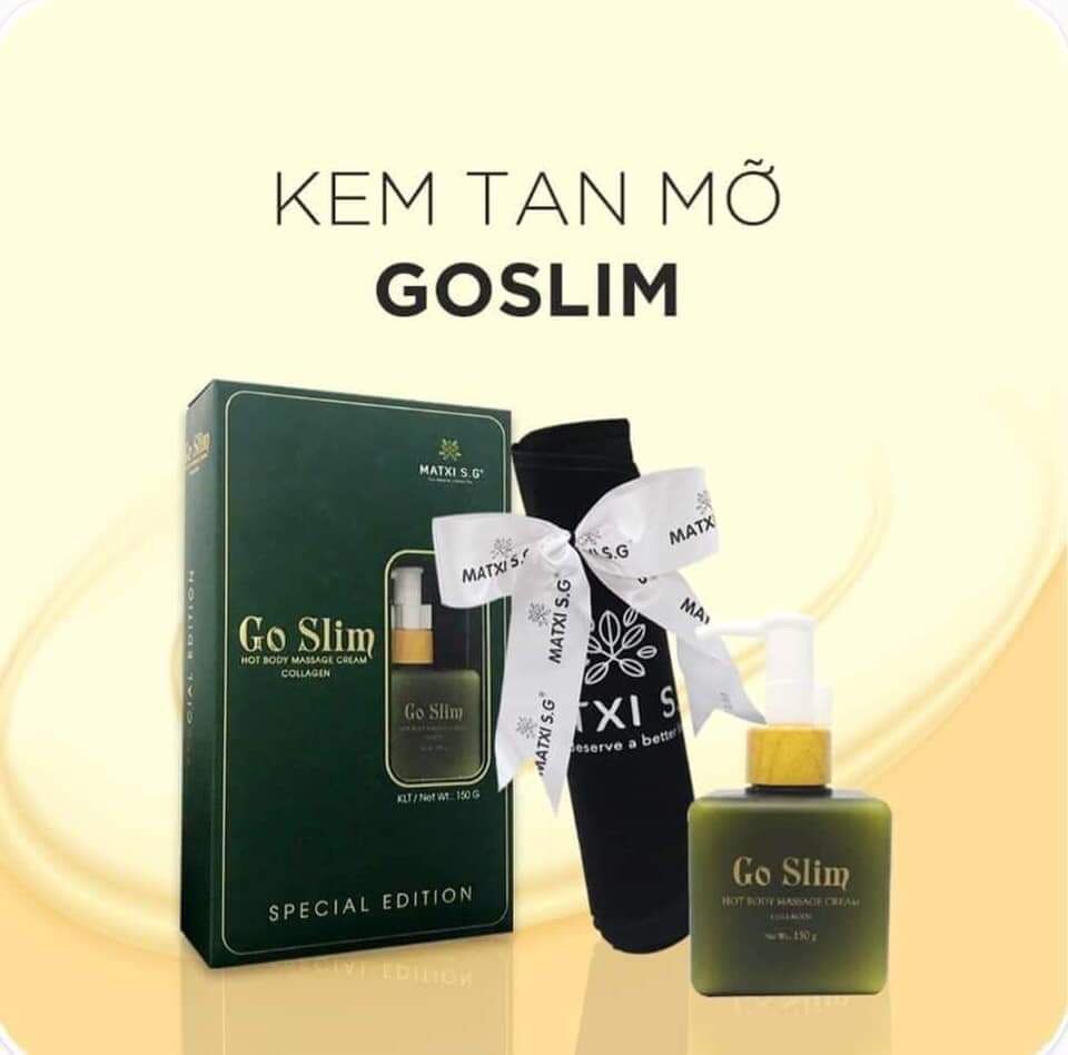 Kem tan mỡ bụng Go slim