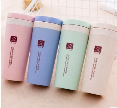 Ly / Bình giữ nhiệt Lúa mạch Dr Srow Straw Wheat Plastic 300ml