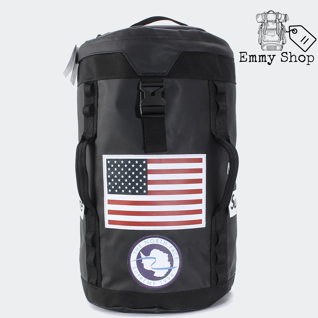 Balo túi xách du lịch the north face x superme base camp duffel chất liệu chống nước