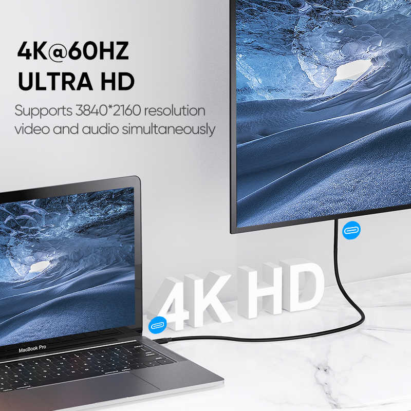 Cáp sạc nhanh 2 đầu USB type C 3.1 hỗ trợ PD100W, dòng 5A, tốc độ truyền dữ liệu 10Gpbs, độ phân giải 4K 60HZ Video Output dài 1m UGREEN US266 50232 Cáp sạc nhanh 2 đầu USB type C 3.1 hỗ trợ PD100W, dòng 5A, tốc độ truyền dữ liệu 10Gpbs, độ phân giải 4K 60HZ Video Output dài 1m UGREEN US266 50232