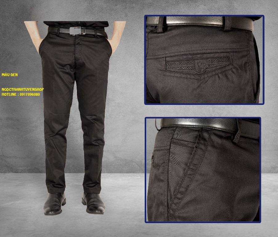 [HCM]Quần Kaki Dài Nam Trung Niên Trẻ Trung