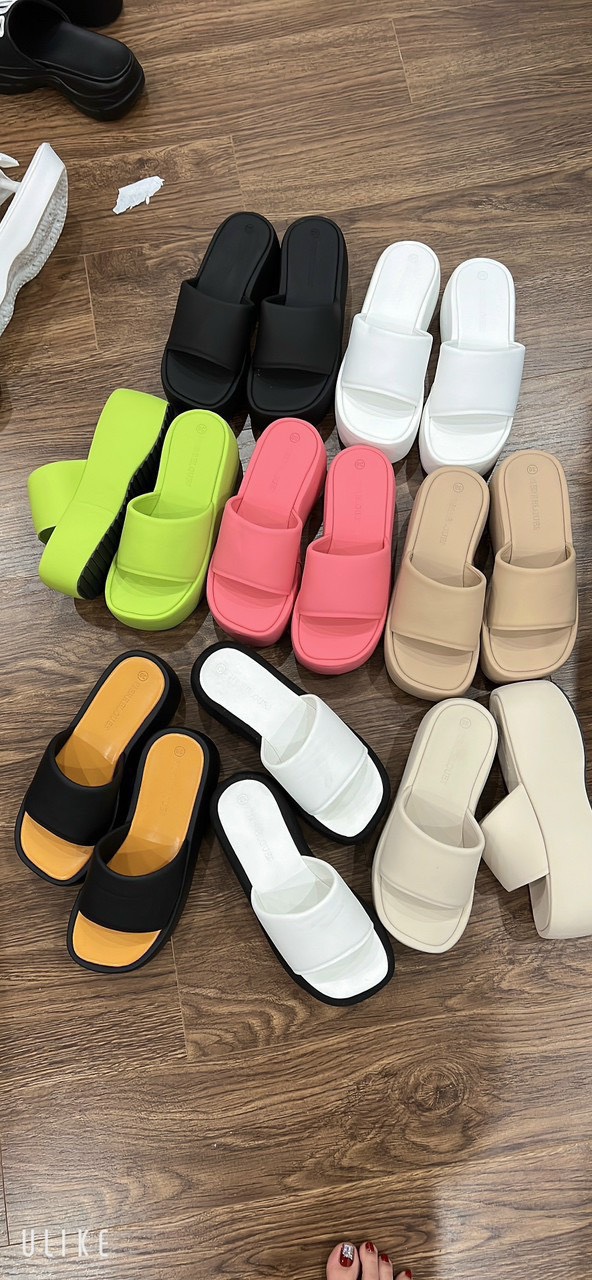 Dép xuồng quai ngang siêu hot cao 7cm