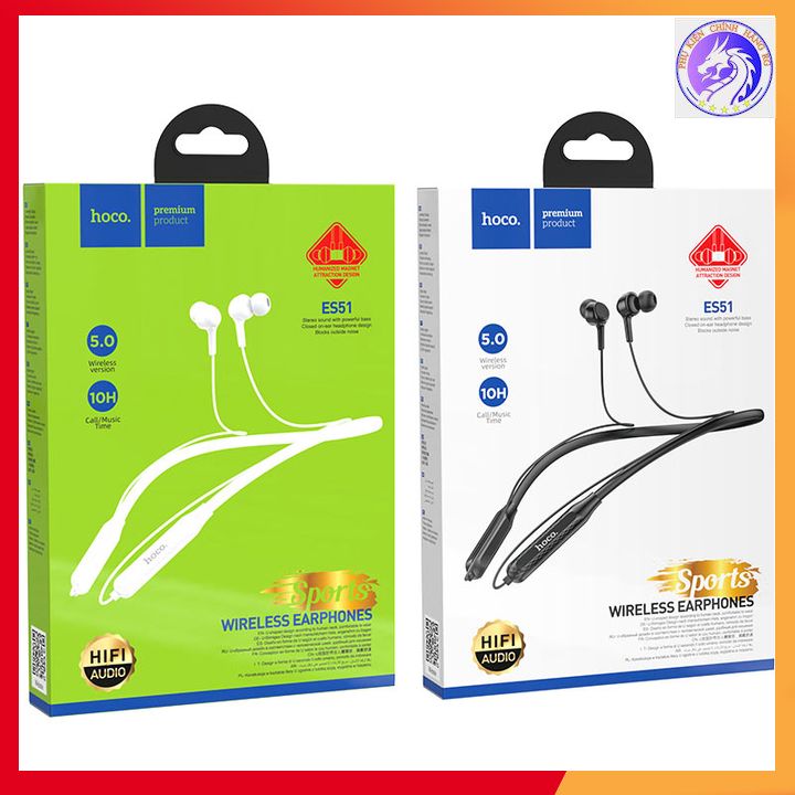 Tai nghe bluetooth thể thao hoco es51 era v5.0 pin trâu dùng liên tục 10h - hàng chính hãng