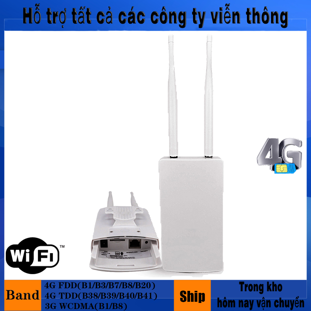 TIANJIE CPE905 Bộ Định Tuyến WiFi Ngoài Trời 150Mbps 4G Chống Nước Modem Phủ Sóng WiFi LAN LAN Mạng LAN RJ45 Ăng Ten Ngoài CPE