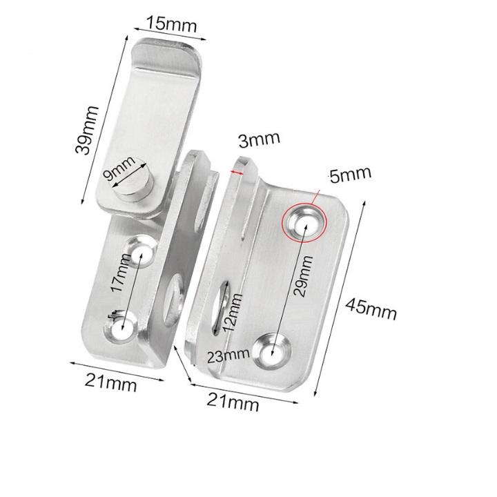 CHỐT CỬA KHÓA GÀI CÂY GẠT INOX NHỎ - DIY651