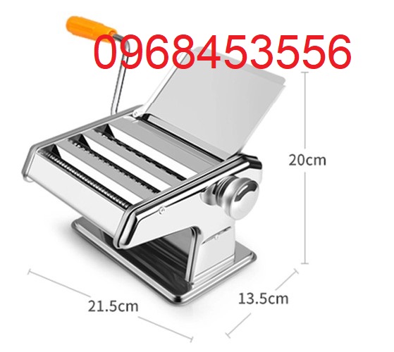 Máy cán mì 3 lưỡi dao, Máy cán mì gia đình - Được thiết kế đẹp, chất lượng và bền bỉ vì được làm từ inox cao cấp đảm bảo không rỉ sét