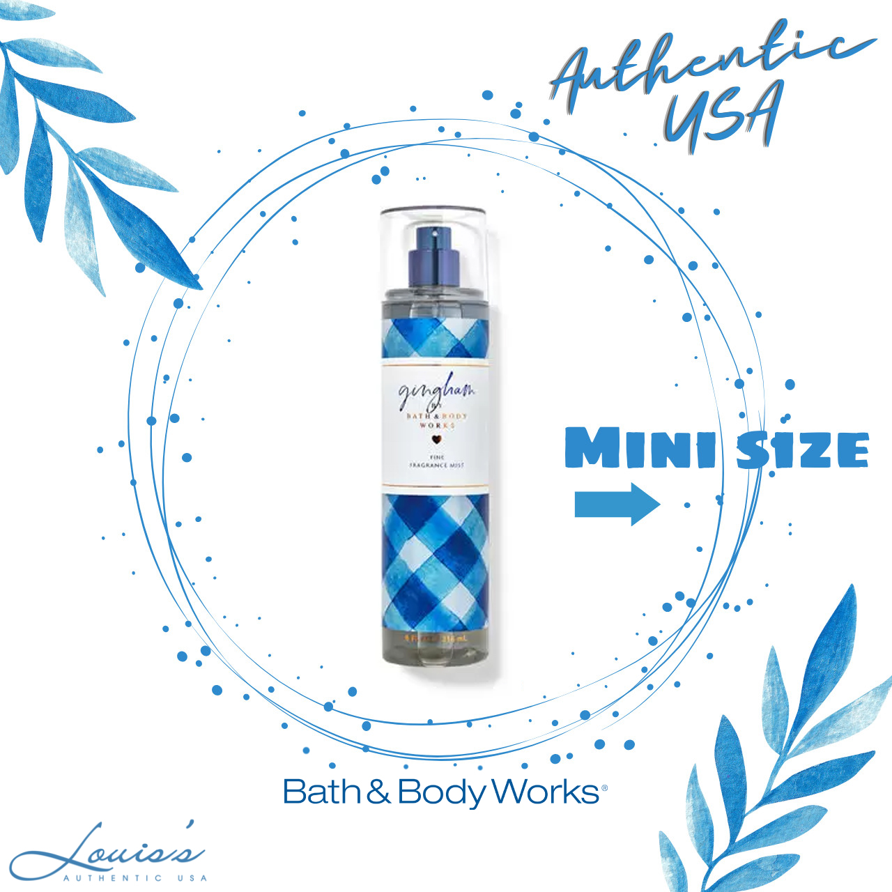 Gingham - body mist / xịt thơm toàn thân bath & body works mỹ