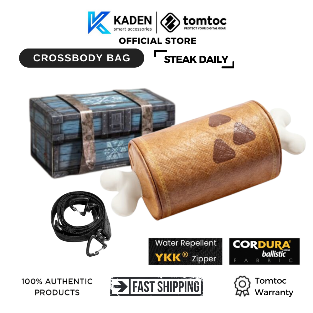Túi tomtoc mhrs-t14 steak daily sling bag steak t14m1y1mh - hàng chính hãng