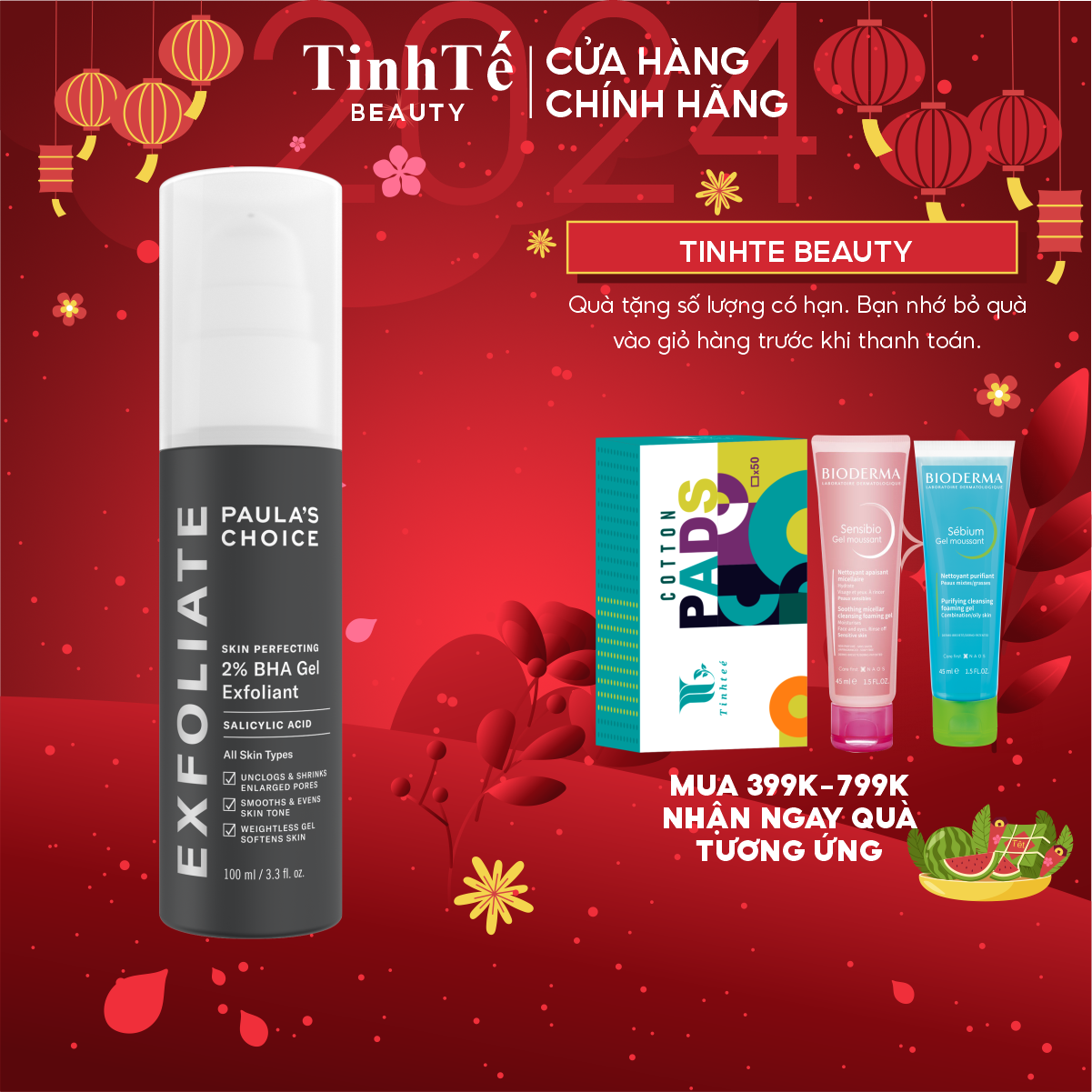 Gel loại bỏ tế bào chết Paula's Choice Skin Perfecting 2% BHA Gel Exfoliant 100ml