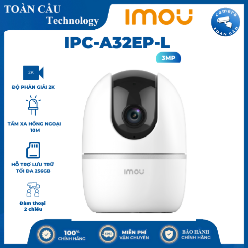 Camera wifi trong nhà 3mp imou ipc-a32ep | ipc-a52p 5mp - đàm thoại 2 chiều, xoay 360 độ - bản nâng cấp ipc-a22ep, a22ep 2mp