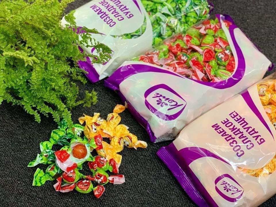 Kẹo dẻo trái cây Konti Zhivanka của Nga 500gram
