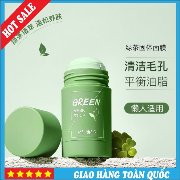 Mặt Nạ Dạng Sáp Lăn Matcha Trị Mụn Kiềm Dầu - Green Mask Stick