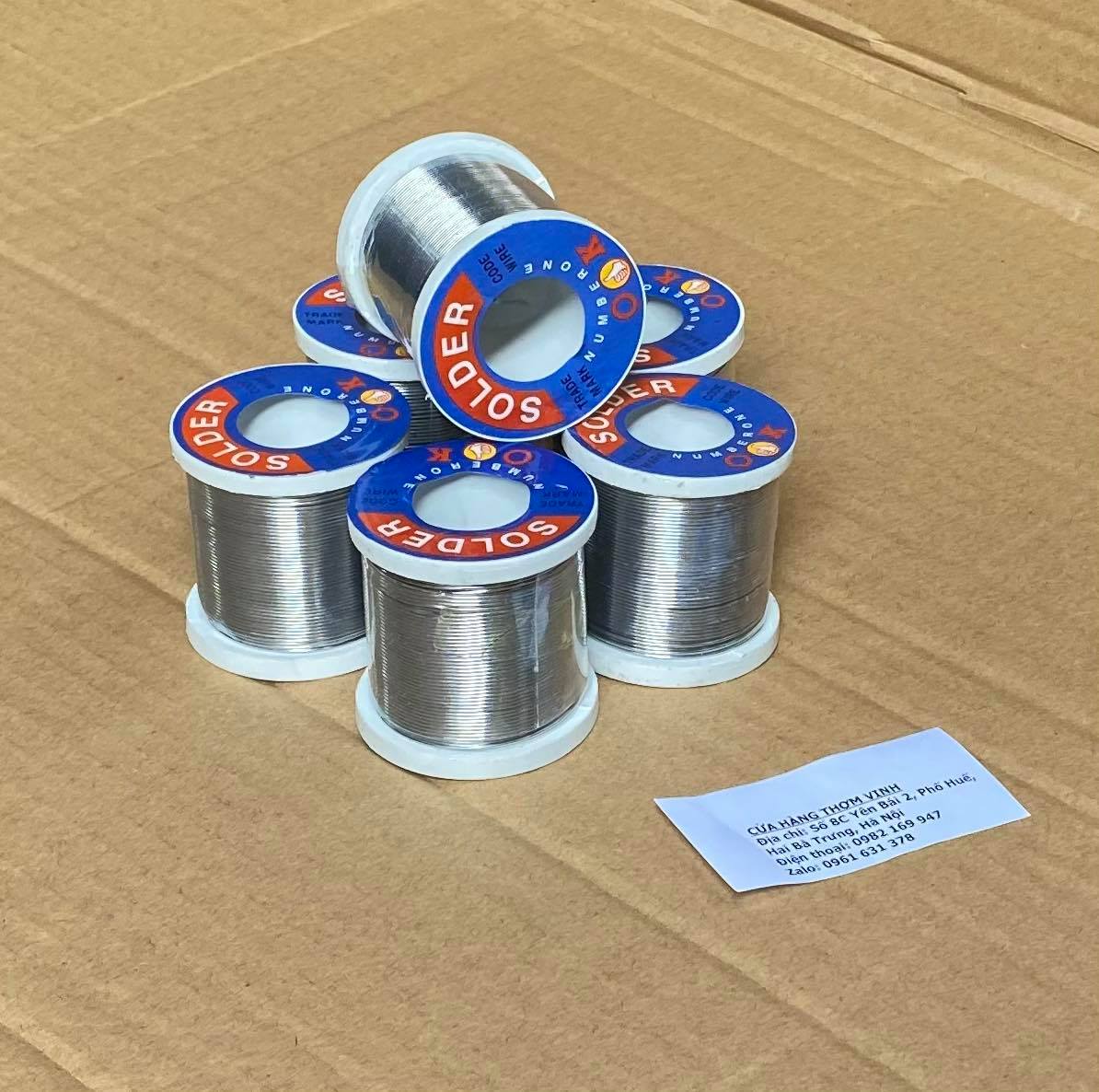Thiếc Hàn SOLDER-Ok 0.8mm - Cuộn 100g