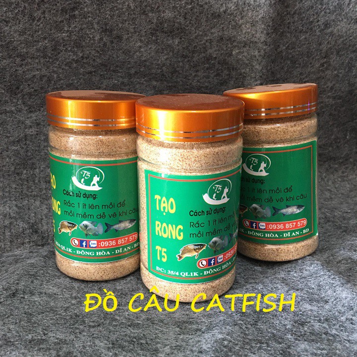 01 hủ bột tạo rong t5 chuyên dụng cho câu tay câu đài-bột tạo rong câu mồi vuốt