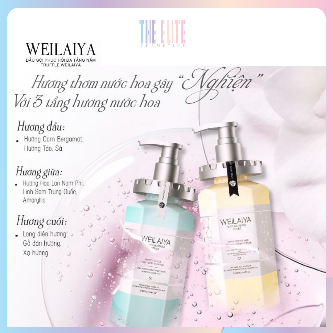 Dầu gội xả Weilaiya phục hồi đa tầng nấm Truffle