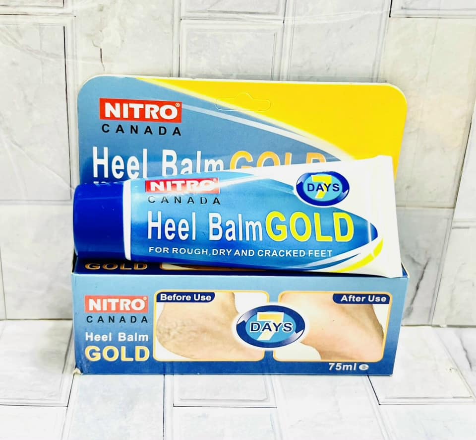 Kem dưỡng gót chân NITRO CANADA loại bỏ nứt gót chân dưỡng cho chân mềm mại hồng hào.