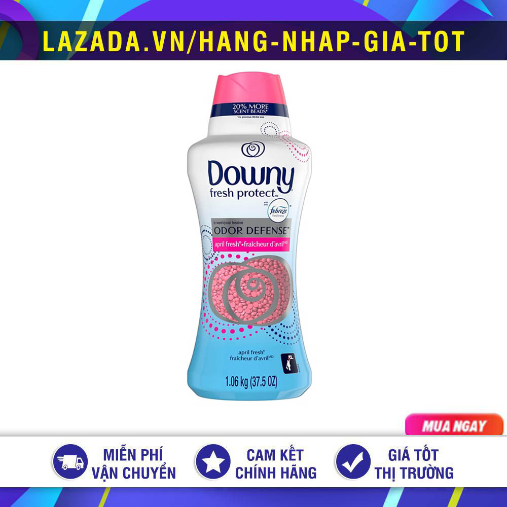 Hạt xả vải downy fresh protect april fresh 1.06kg mỹ