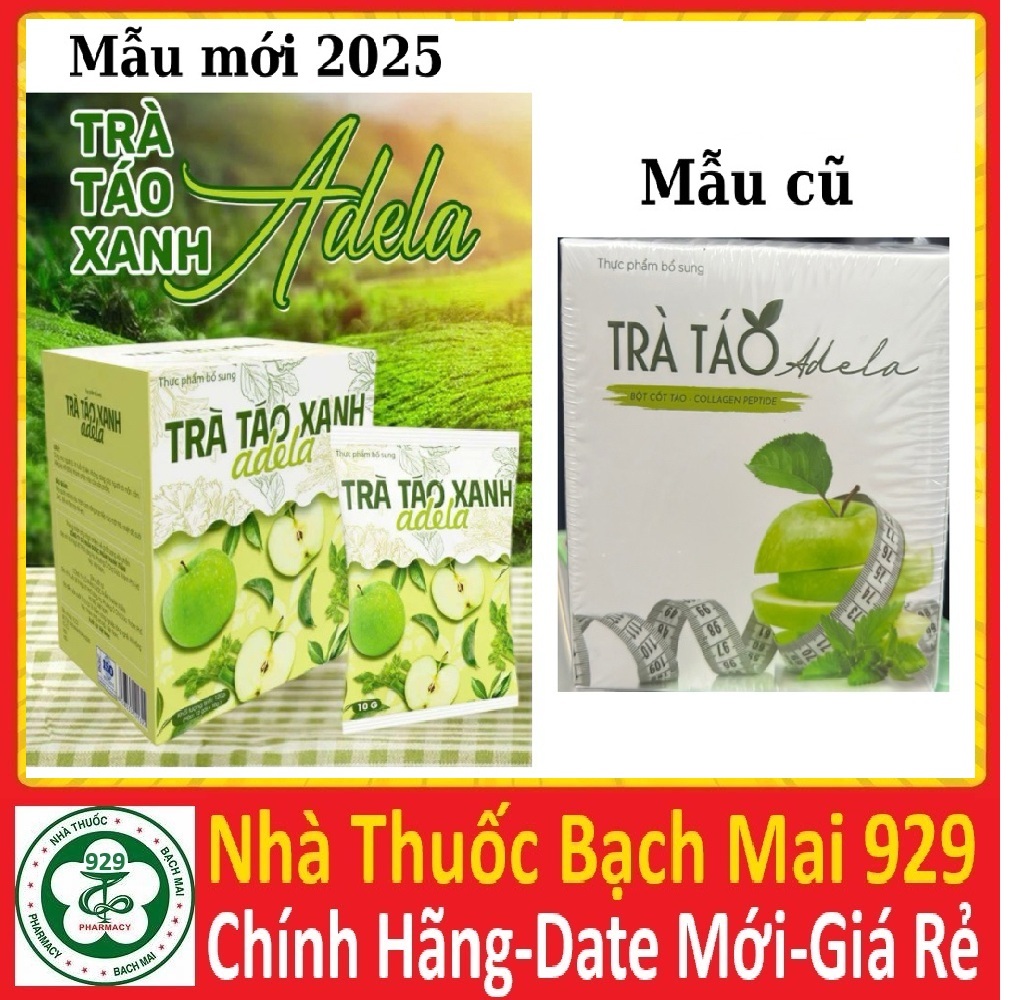 TRÀ TÁO XANH GIẢM CÂN - THẢO MỘC THẢI MỠ ĐỊNH HÌNH EO ADELA KELLY DETOX