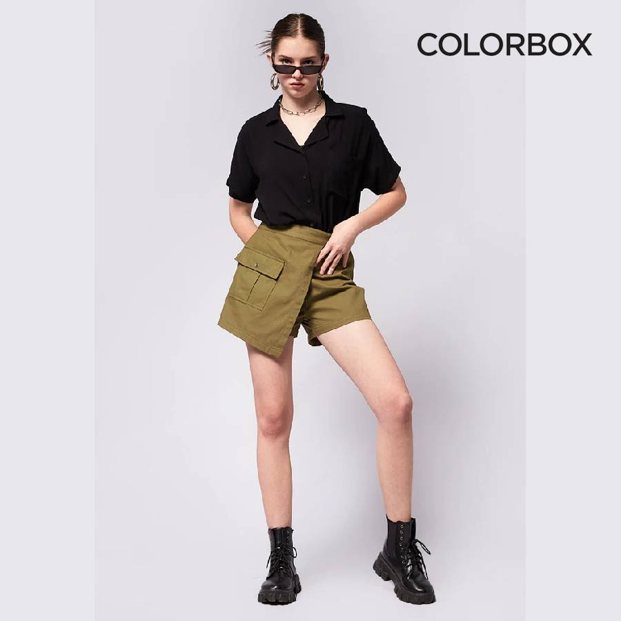 Colorbox Quần Short Cargo Chéo Tà