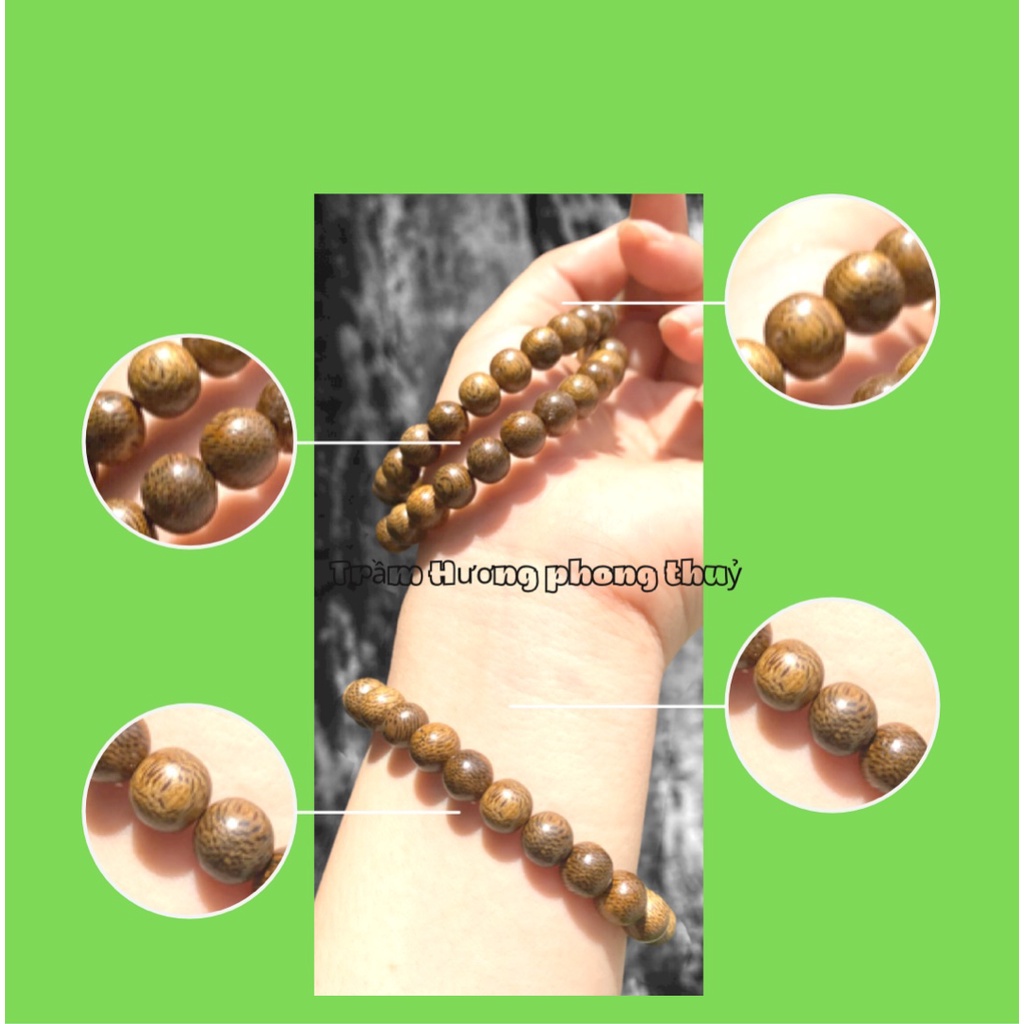 Vòng tay cặp trầm hương nam nữ tốc vườn